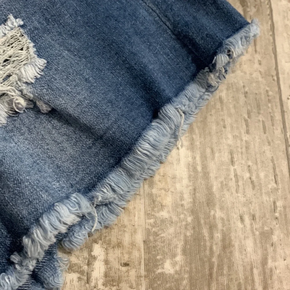 YMI mid rise jean shorts